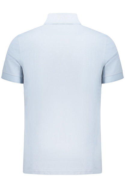 BOSS POLO MANICHE CORTE UOMO AZZURRO