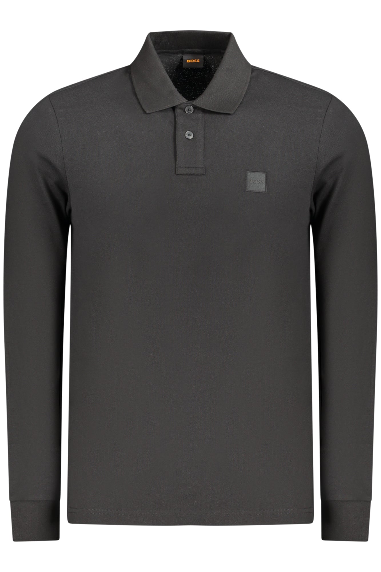 BOSS POLO MANICHE LUNGHE UOMO NERO