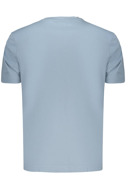 BOSS T-SHIRT MANICHE CORTE UOMO AZZURRO