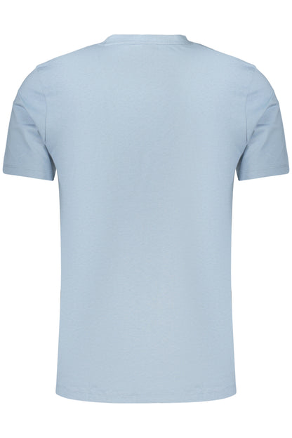 BOSS T-SHIRT MANICHE CORTE UOMO AZZURRO