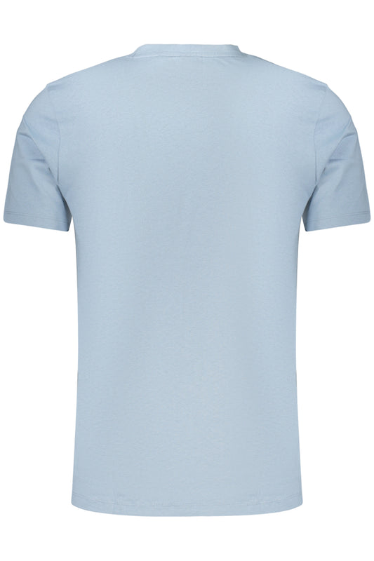 BOSS T-SHIRT MANICHE CORTE UOMO AZZURRO