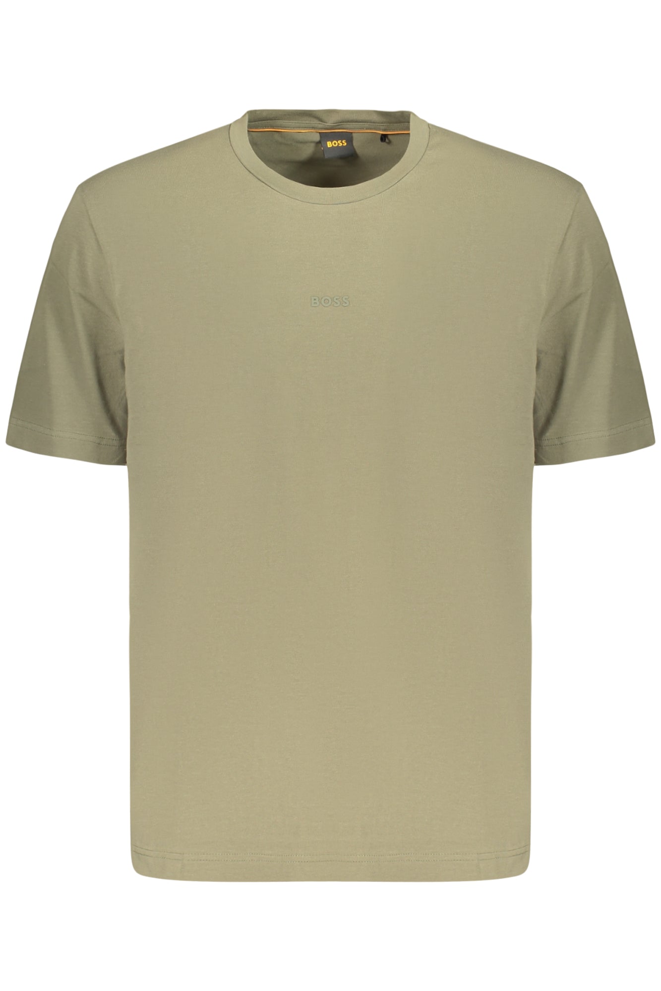 BOSS T-SHIRT MANICHE CORTE UOMO VERDE