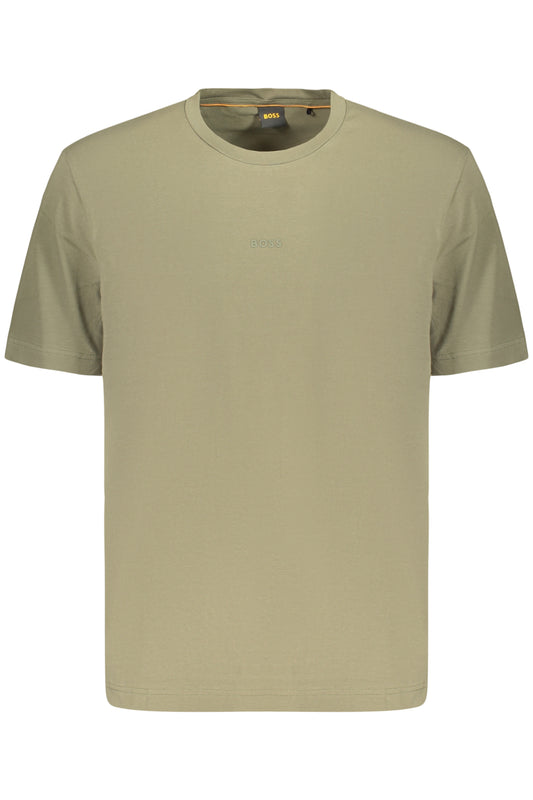 BOSS T-SHIRT MANICHE CORTE UOMO VERDE