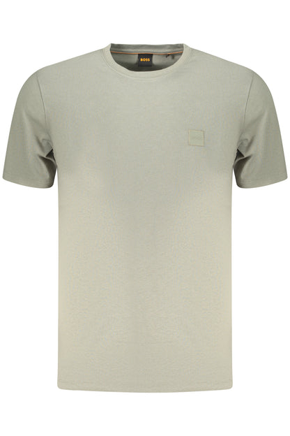 BOSS T-SHIRT MANICHE CORTE UOMO VERDE