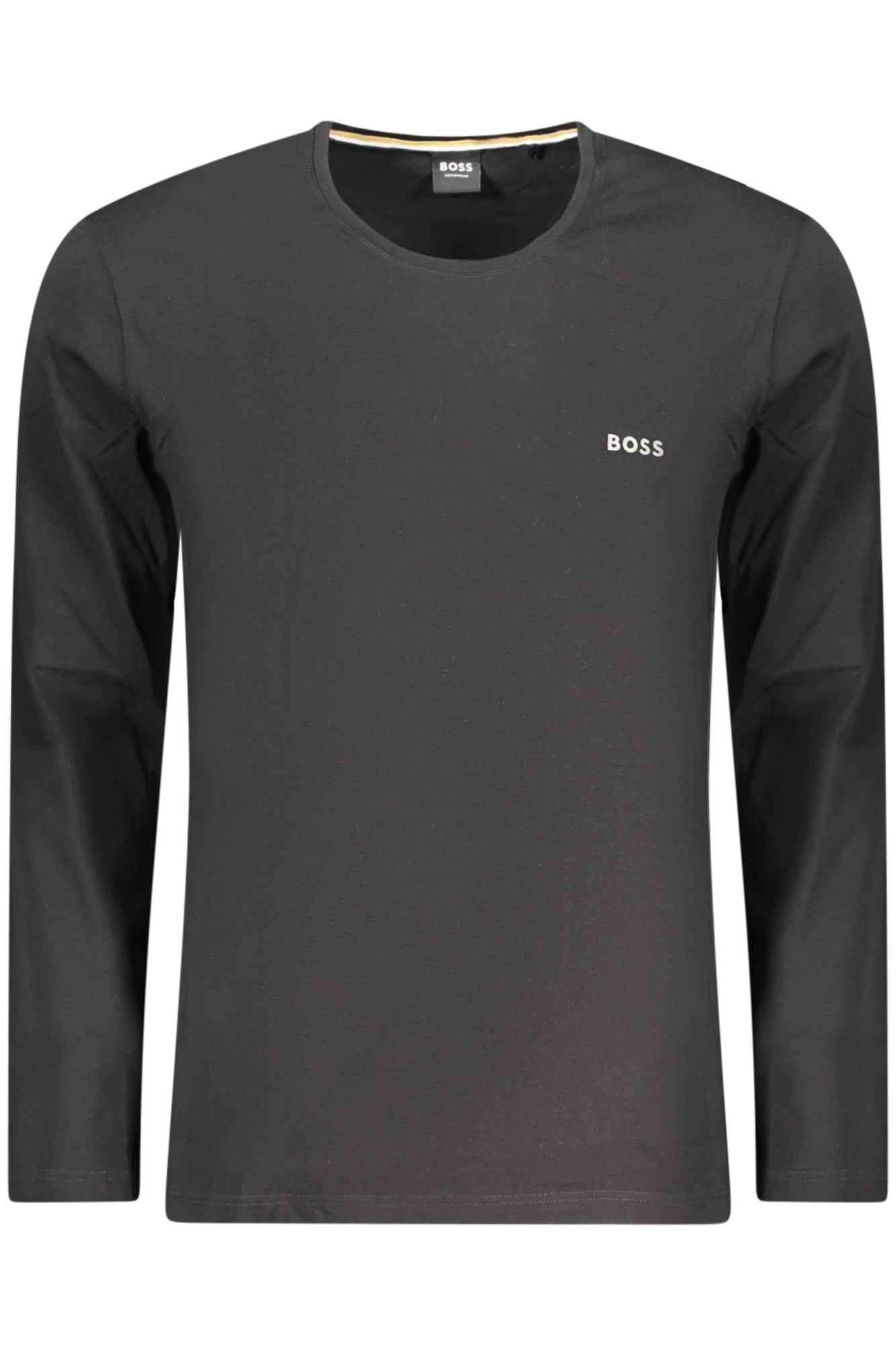 BOSS T-SHIRT MANICHE LUNGHE UOMO NERO
