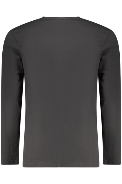 BOSS T-SHIRT MANICHE LUNGHE UOMO NERO