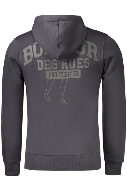 BOXEUR DES RUES FELPA SENZA ZIP UOMO GRIGIO