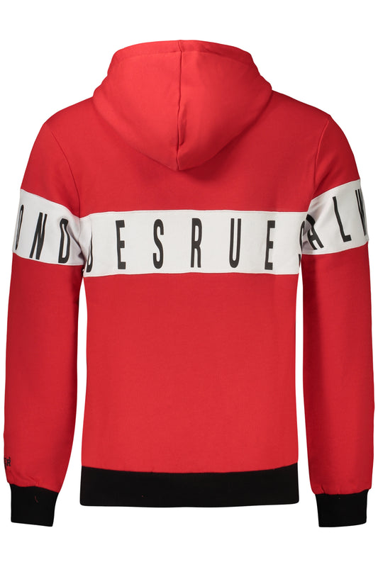 BOXEUR DES RUES FELPA SENZA ZIP UOMO ROSSO