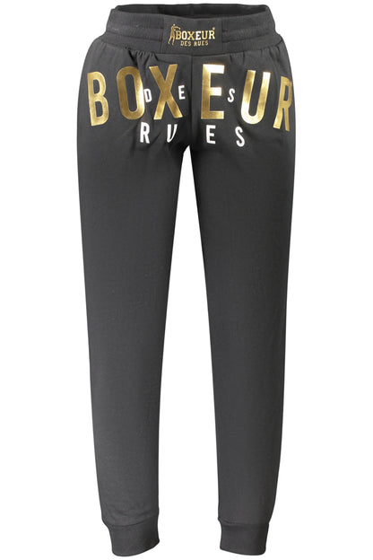 BOXEUR DES RUES PANTALONE TUTA LUNGO UOMO NERO