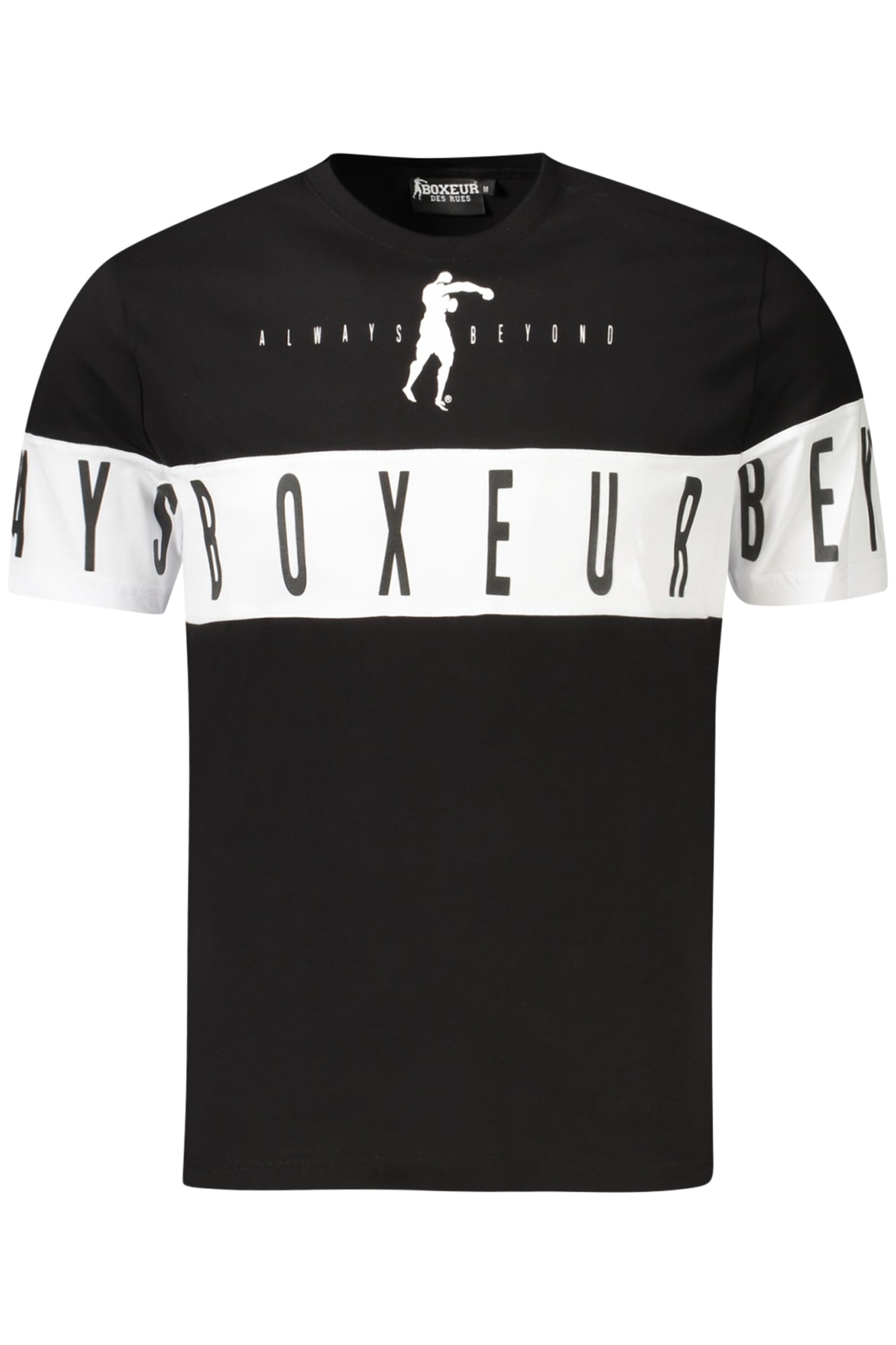 BOXEUR DES RUES T-SHIRT MANICHE CORTE UOMO NERO