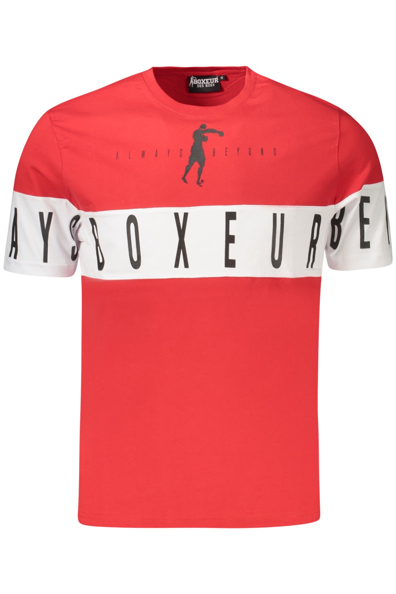 BOXEUR DES RUES T-SHIRT MANICHE CORTE UOMO ROSSO