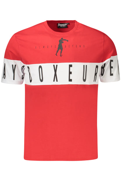 BOXEUR DES RUES T-SHIRT MANICHE CORTE UOMO ROSSO