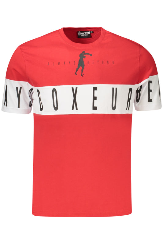 BOXEUR DES RUES T-SHIRT MANICHE CORTE UOMO ROSSO