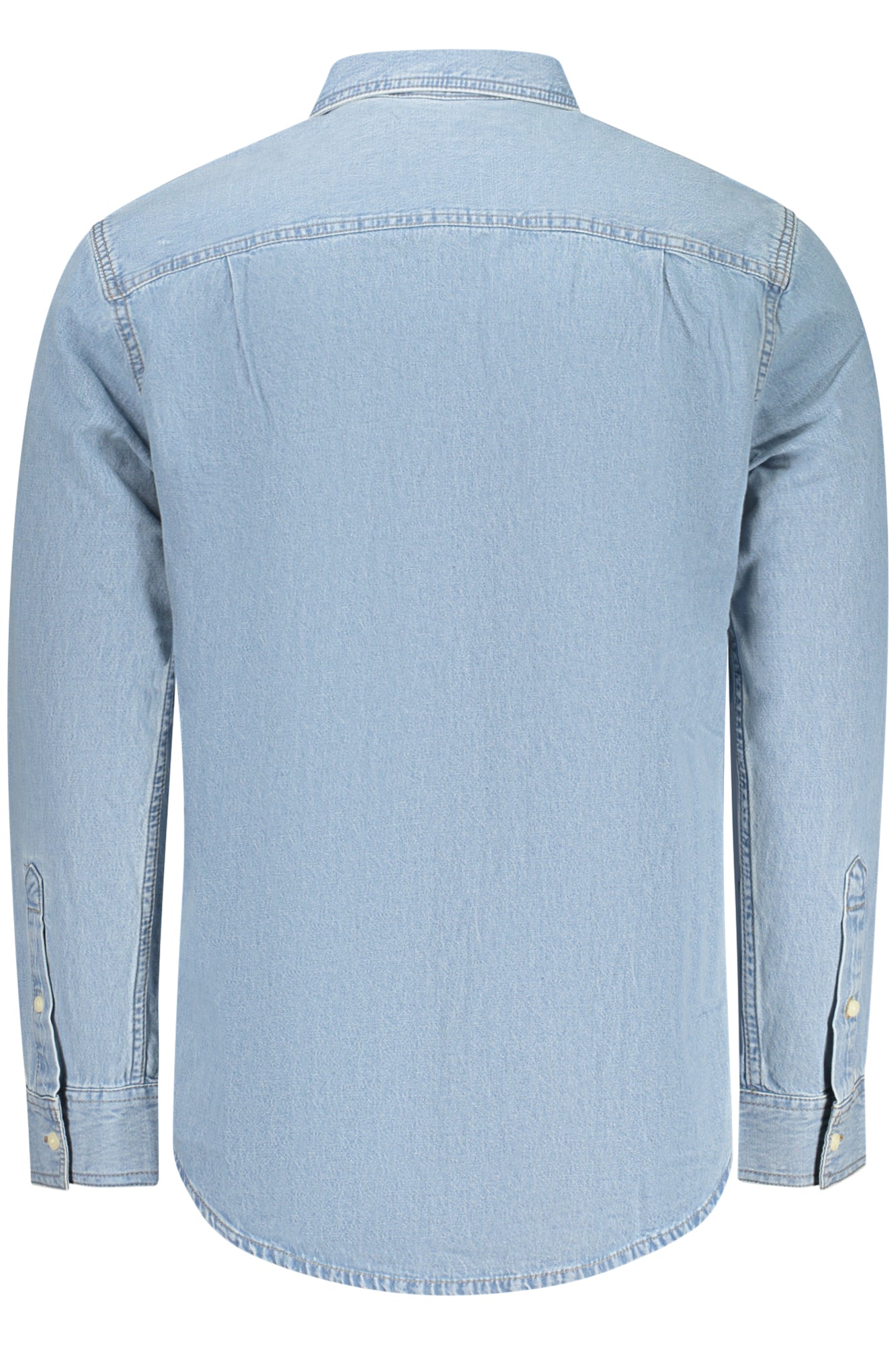 CALVIN KLEIN CAMICIA MANICHE LUNGHE UOMO AZZURRO