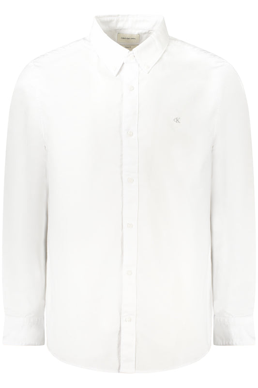 CALVIN KLEIN CAMICIA MANICHE LUNGHE UOMO BIANCO