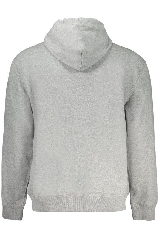 CALVIN KLEIN FELPA CON ZIP UOMO GRIGIO