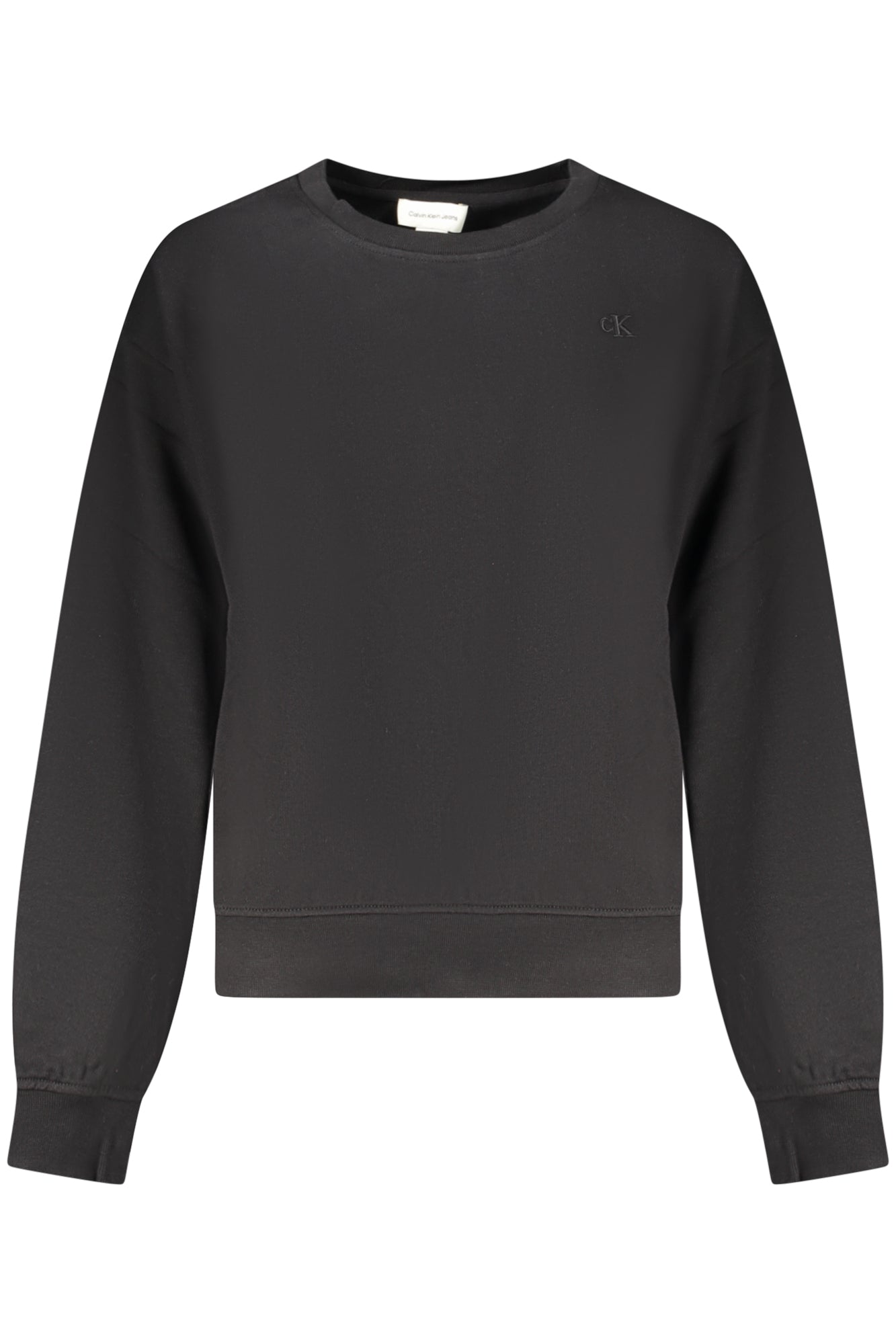 CALVIN KLEIN FELPA SENZA ZIP DONNA NERO