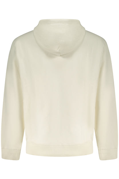 CALVIN KLEIN FELPA SENZA ZIP UOMO BIANCO