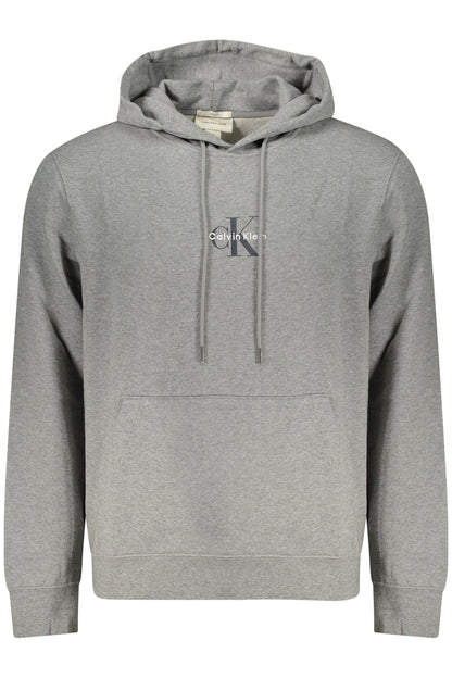 CALVIN KLEIN FELPA SENZA ZIP UOMO GRIGIO