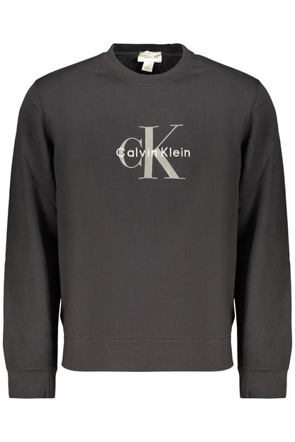 CALVIN KLEIN FELPA SENZA ZIP UOMO NERO