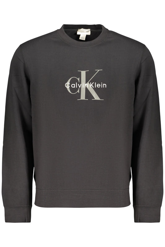 CALVIN KLEIN FELPA SENZA ZIP UOMO NERO