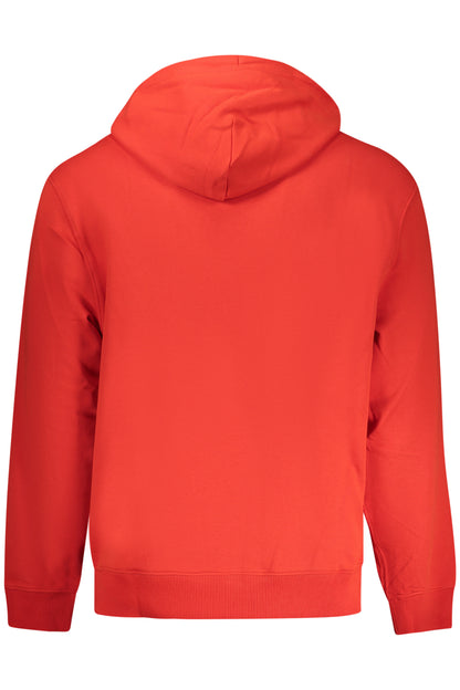 CALVIN KLEIN FELPA SENZA ZIP UOMO ROSSO