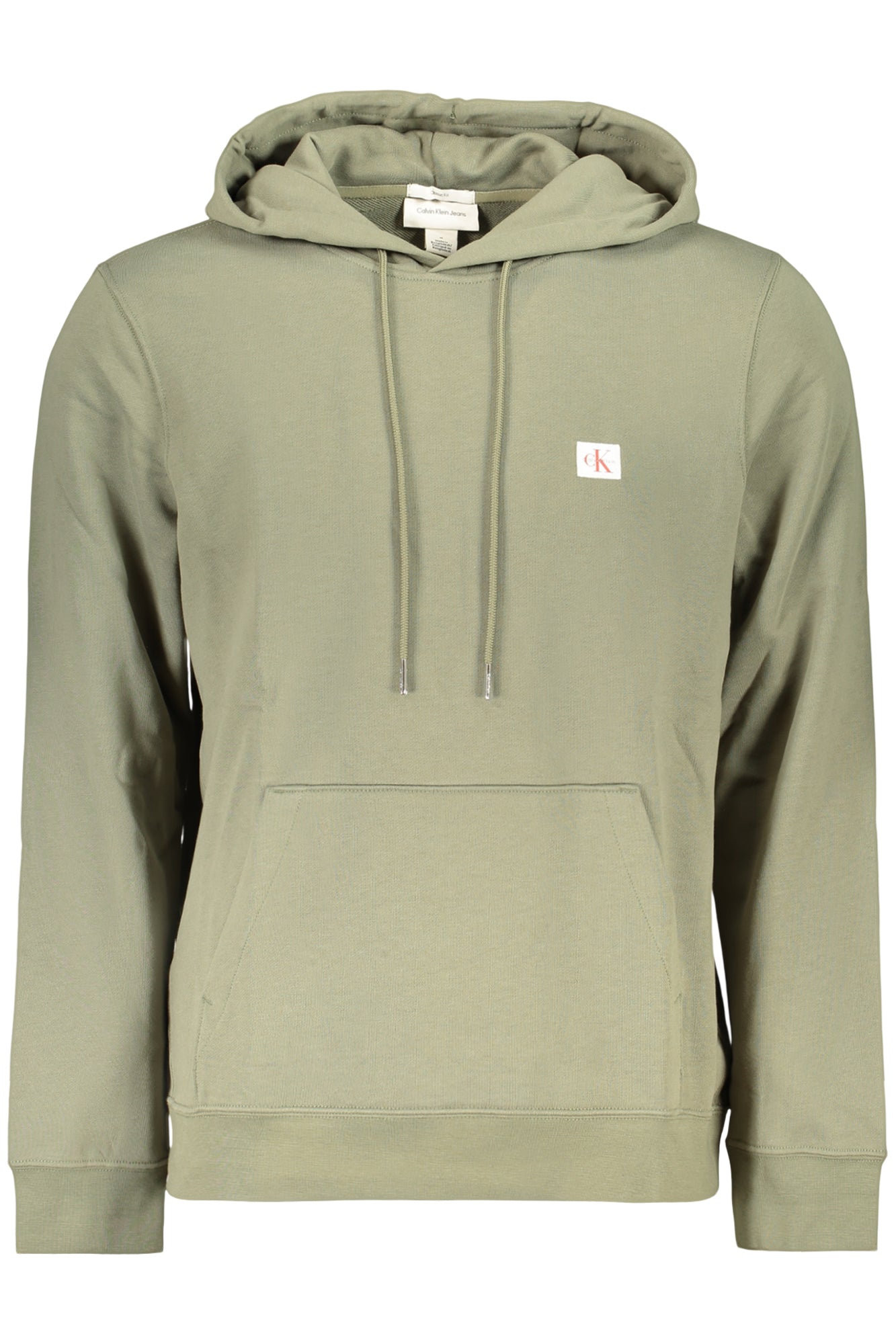 CALVIN KLEIN FELPA SENZA ZIP UOMO VERDE