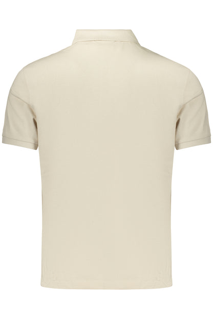 CALVIN KLEIN POLO MANICHE CORTE UOMO BEIGE