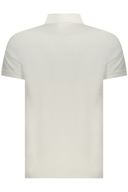 CALVIN KLEIN POLO MANICHE CORTE UOMO BIANCO