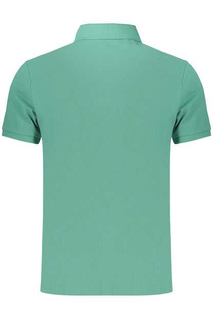 CALVIN KLEIN POLO MANICHE CORTE UOMO VERDE