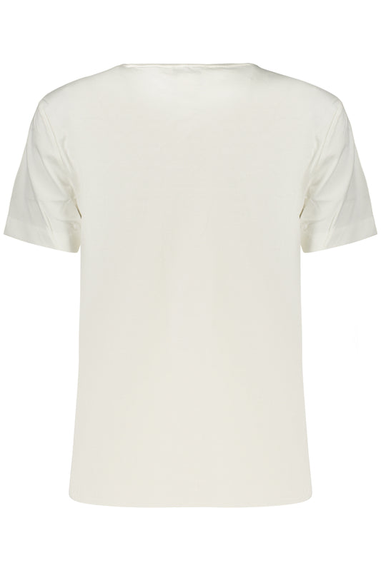 CALVIN KLEIN T-SHIRT MANICHE CORTE DONNA BIANCO