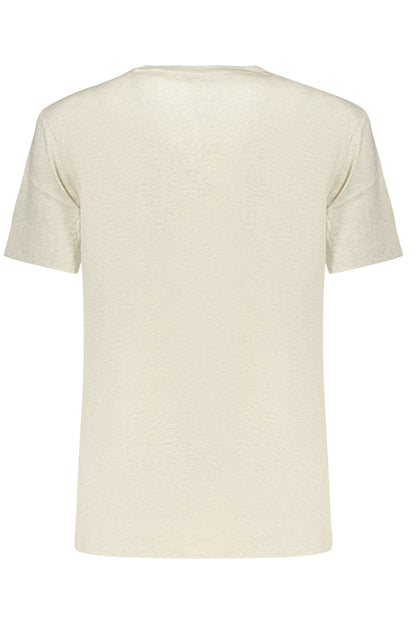 CALVIN KLEIN T-SHIRT MANICHE CORTE DONNA GRIGIO