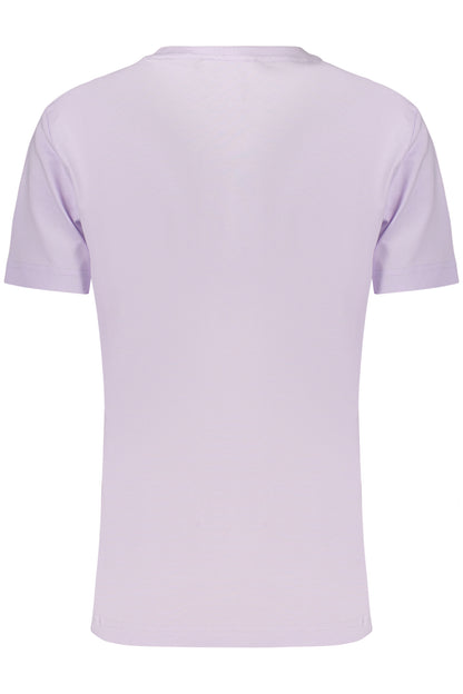 CALVIN KLEIN T-SHIRT MANICHE CORTE DONNA VIOLA
