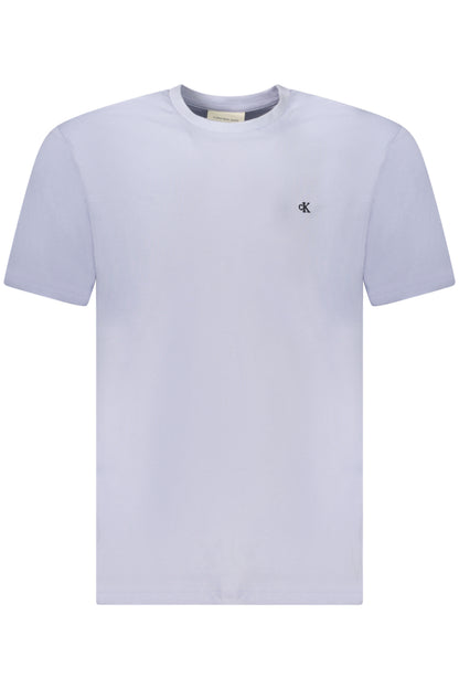CALVIN KLEIN T-SHIRT MANICHE CORTE UOMO AZZURRO