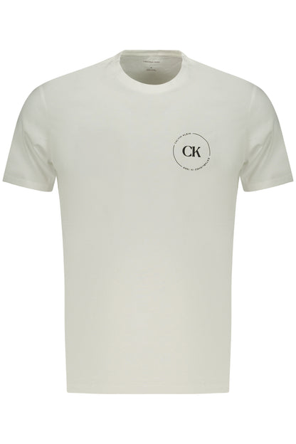 CALVIN KLEIN T-SHIRT MANICHE CORTE UOMO BIANCO
