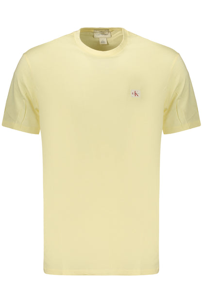 CALVIN KLEIN T-SHIRT MANICHE CORTE UOMO GIALLO