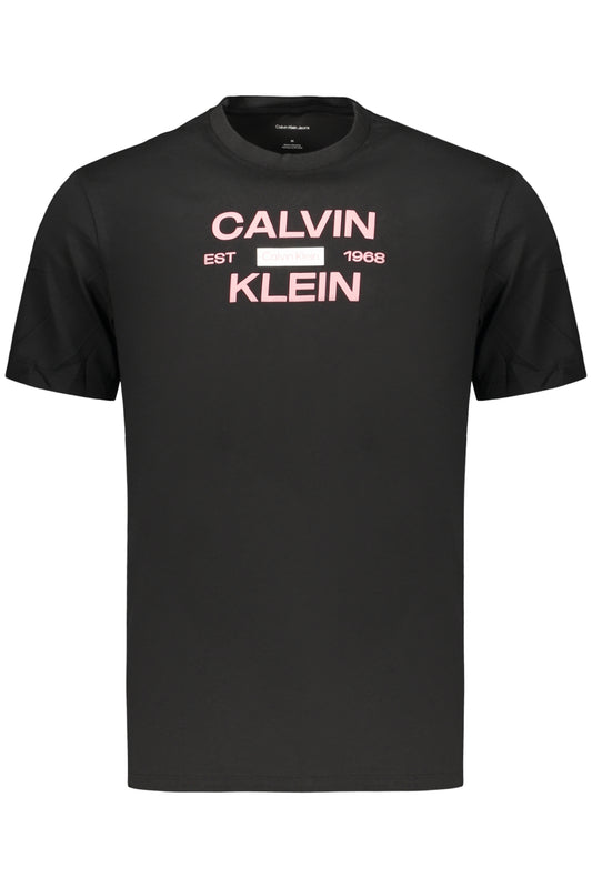 CALVIN KLEIN T-SHIRT MANICHE CORTE UOMO NERO