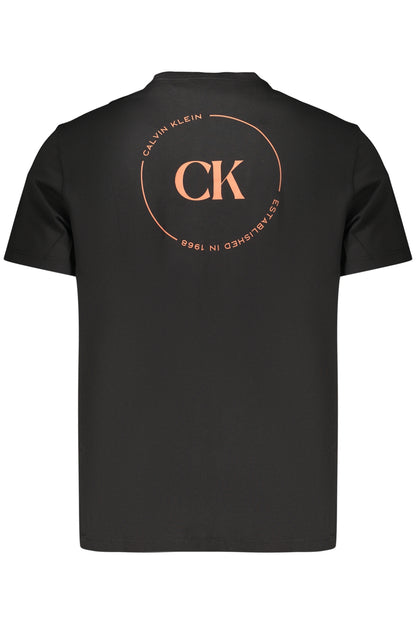 CALVIN KLEIN T-SHIRT MANICHE CORTE UOMO NERO