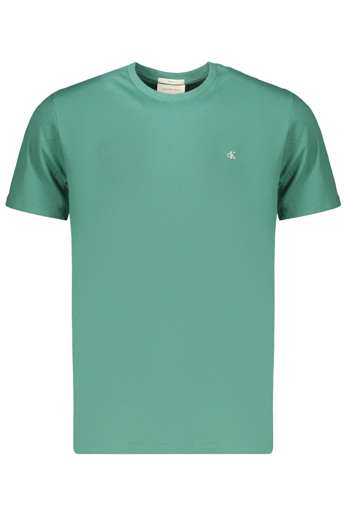 CALVIN KLEIN T-SHIRT MANICHE CORTE UOMO VERDE