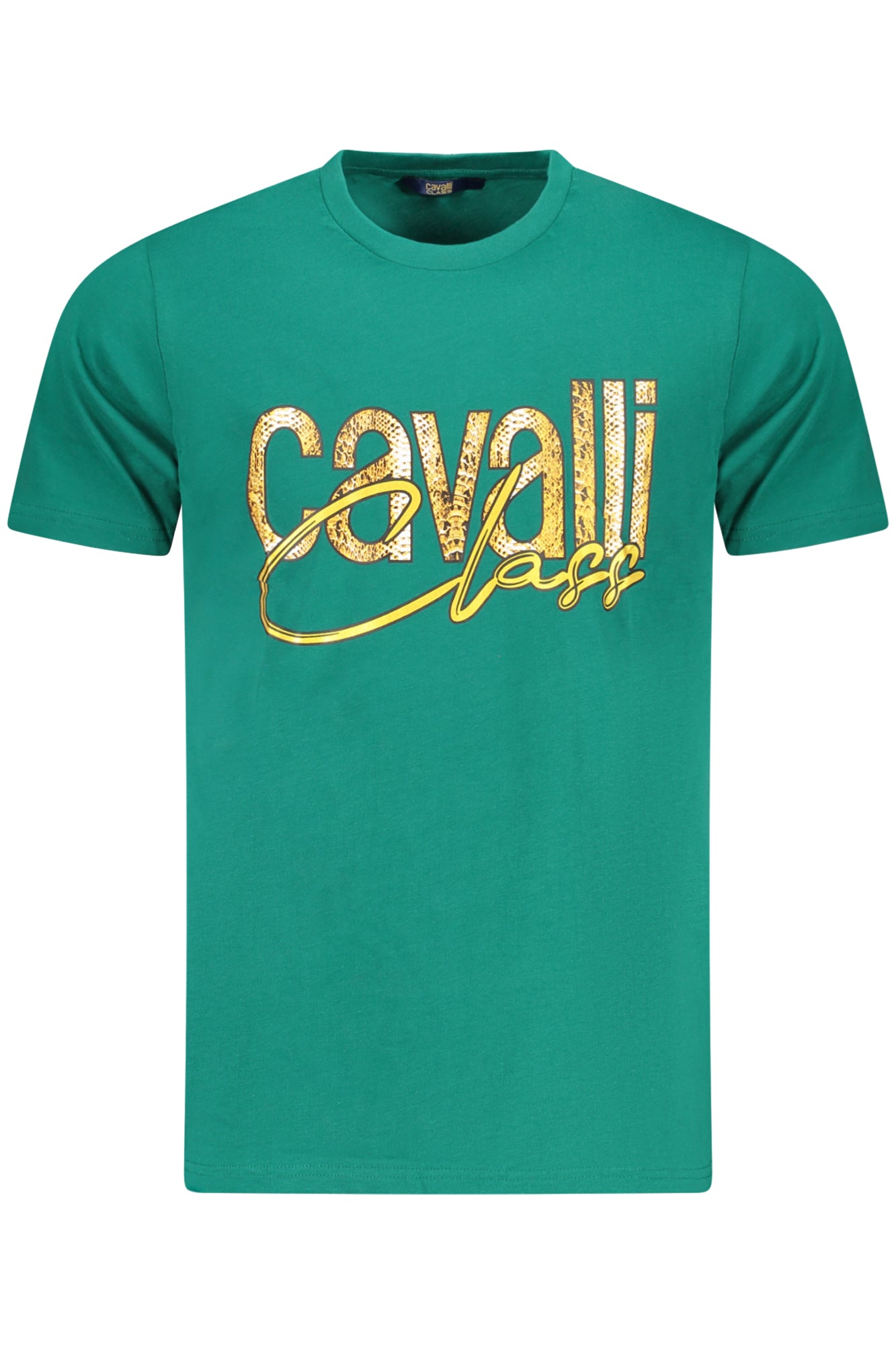 CAVALLI CLASS CAVALLI CLASS T-SHIRT MANICHE CORTE UOMO VERDE
