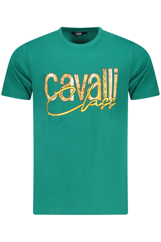 CAVALLI CLASS CAVALLI CLASS T-SHIRT MANICHE CORTE UOMO VERDE