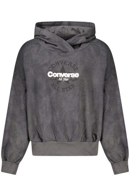 CONVERSE FELPA SENZA ZIP BAMBINA NERO