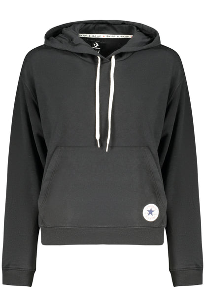 CONVERSE FELPA SENZA ZIP DONNA NERO