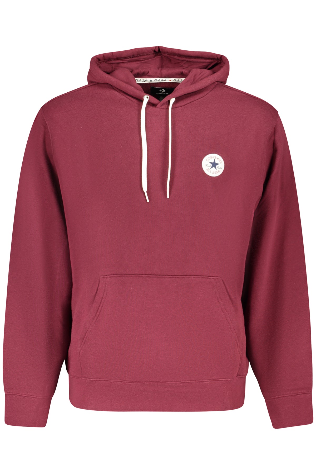 CONVERSE FELPA SENZA ZIP UOMO ROSSO