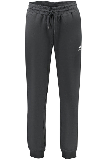 CONVERSE PANTALONE TUTA LUNGO UOMO NERO