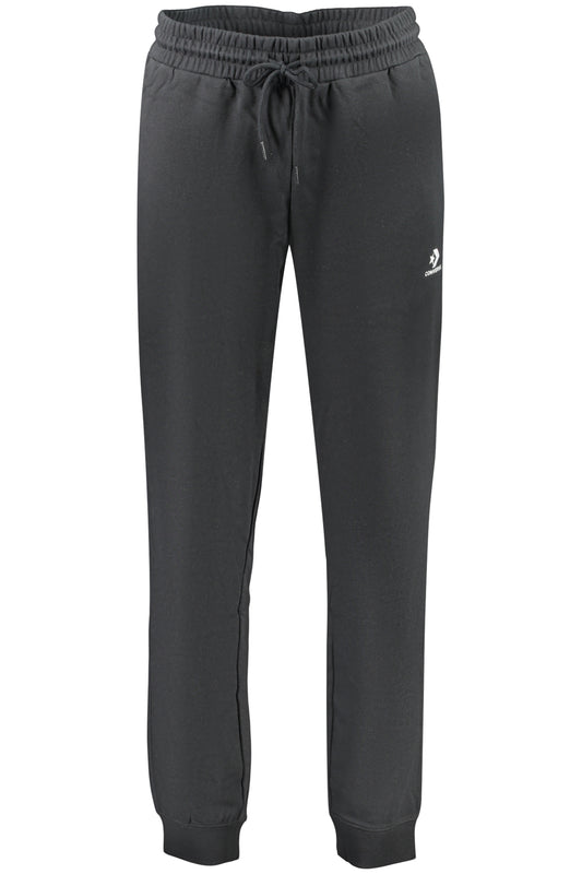 CONVERSE PANTALONE TUTA LUNGO UOMO NERO