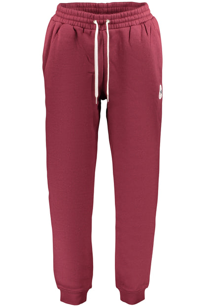 CONVERSE PANTALONE TUTA LUNGO UOMO ROSSO