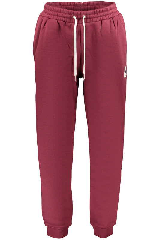 CONVERSE PANTALONE TUTA LUNGO UOMO ROSSO
