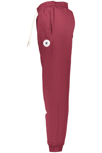 CONVERSE PANTALONE TUTA LUNGO UOMO ROSSO
