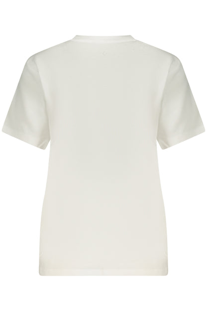 CONVERSE T-SHIRT MANICHE CORTE DONNA BIANCO